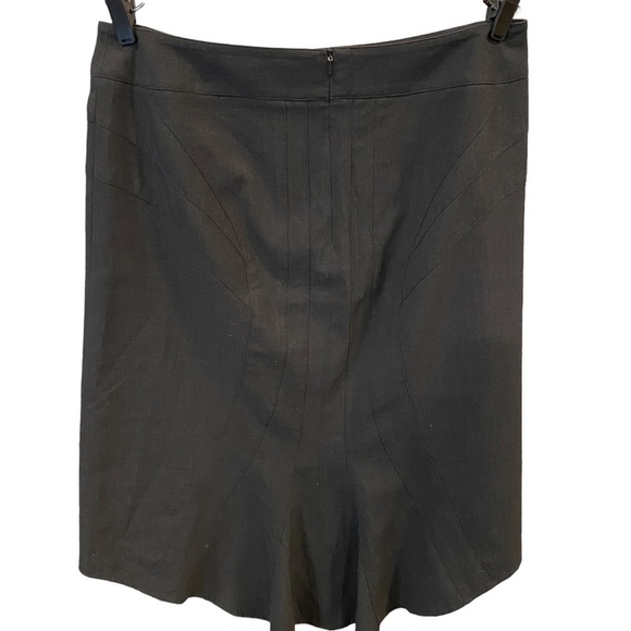 Grace Elements Dark Charcoal Pleated Skirt Women's Size 12 - Picture 12 of 13